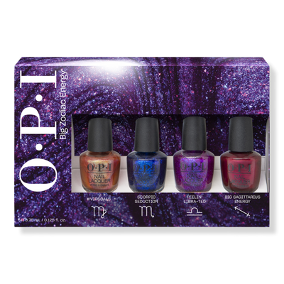 OPI Big Zodiac Energy 4 Piece Nail Lacquer Mini Pack