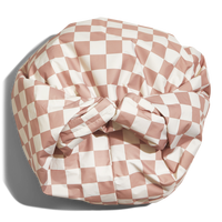 Kitsch Luxury Shower Caps For Women Reusable Waterproof - Flexi Satin Lined, Large Wide Shower Cap For Women & Men, Adjustable, Stylish Hair Cap For