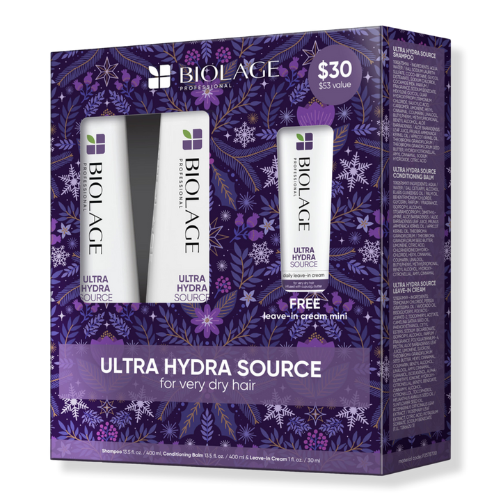 Biolage Ultra Hydra Source Holiday Gift Set #1