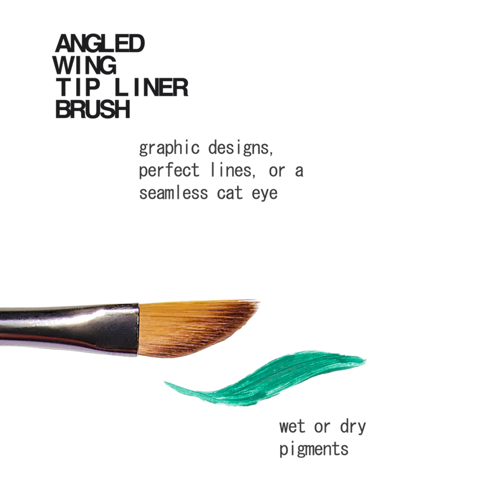Eyeliner Brush Fine Angled Winged - Firm Flat Liquid Gel Liner Brush Small  Angle Wing Brushes, 1 Count - Kroger