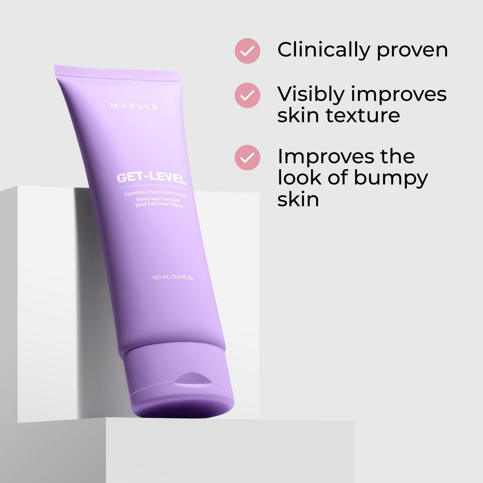 GET-LEVEL Keratosis Pilaris Body Scrub