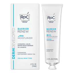 RoC Barrier Renew PM Moisturizer Ceramides + Antioxidant Green Tea