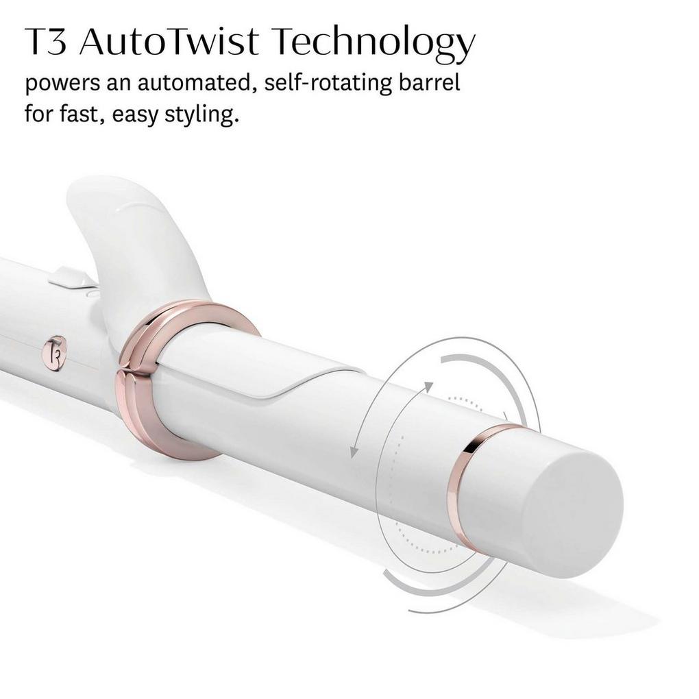 Self twirling curling outlet iron