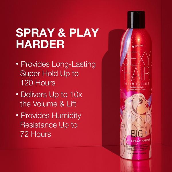 Sexy Hair Spray & Play Harder Dream Catcher Firm Volumizing Hairspray #2