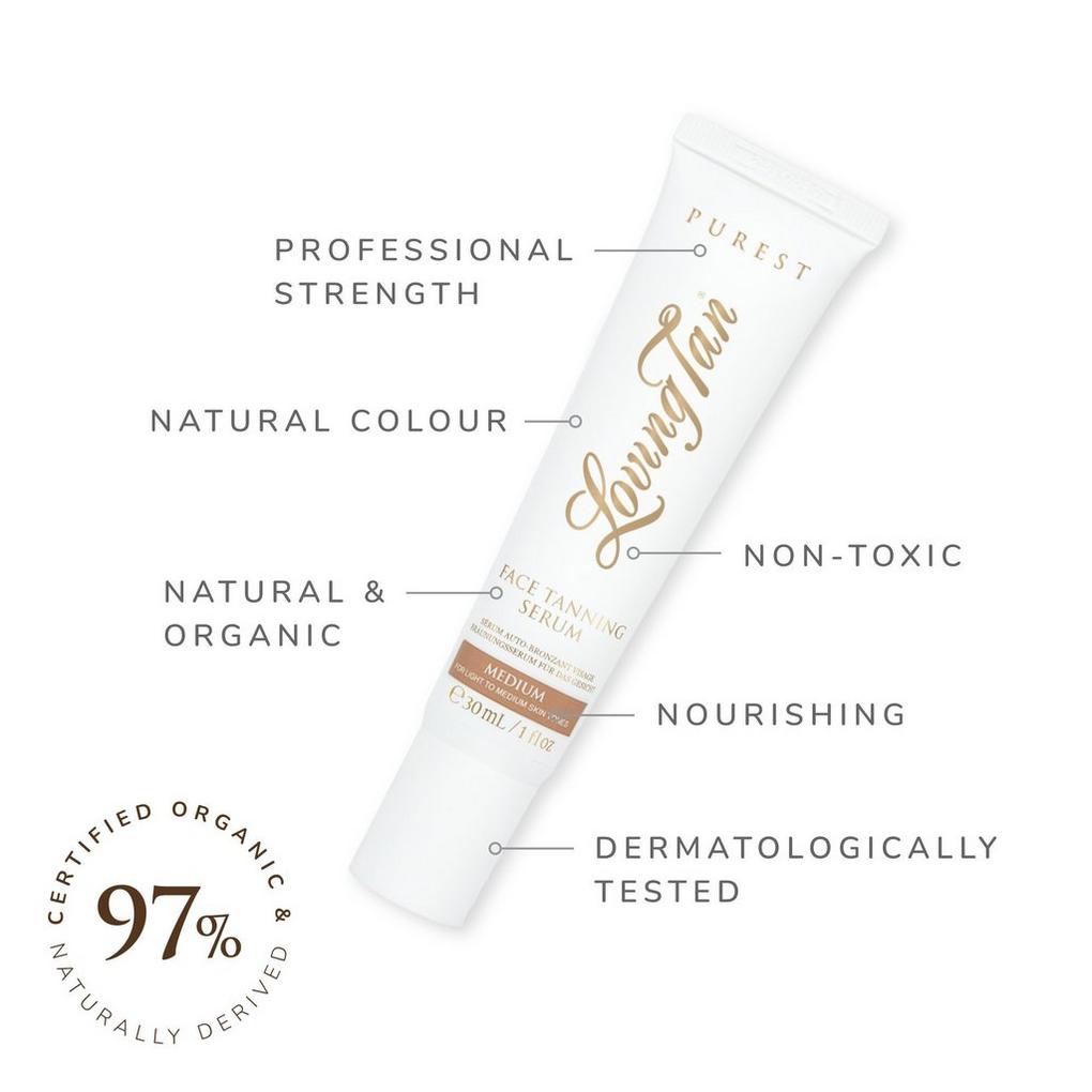  Loving Tan Deluxe Bronzing Mousse, Medium + Deluxe Applicator  Mitt - Streak Free, Natural looking, Professional Strength Sunless Tanner -  Cruelty Free, Naturally Derived DHA - 4 FL Oz : Beauty & Personal Care