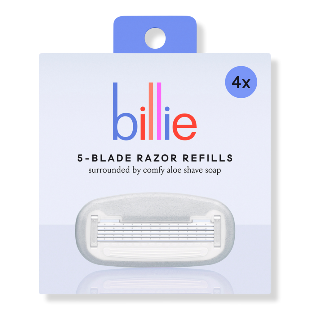 Billie 5 Blade Razor Refills - 4 Ct