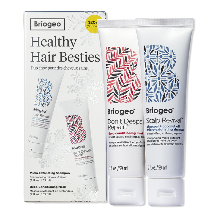 Briogeo Scalp Revival Shampoo + Don't Despair, Repair! Hair Mask Travel Gift Set #1
