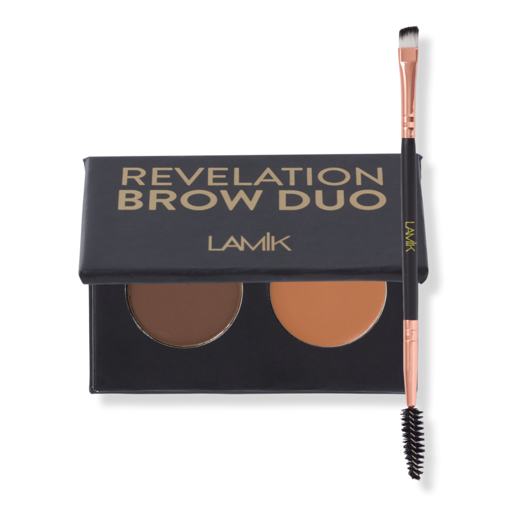 Lamik Beauty Revelation Brow Duo Kit - Dark Brown/excellence