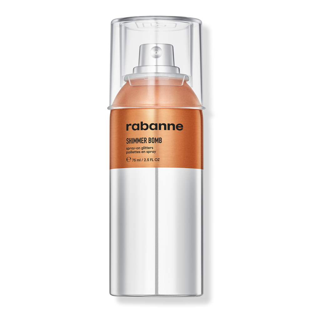 Rabanne Shimmer Bomb Face & Body Spray-on Glitter - Copper Dore