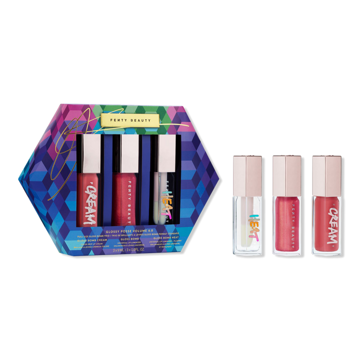 FENTY BEAUTY by Rihanna Glossy Posse Volume 6.0 Full-Size Gloss Bomb Trio #1