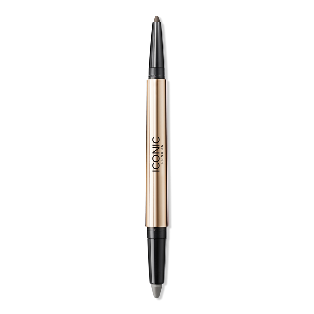 Iconic London Smokey Eye Duo Dual-ended Kajal Eyeliner - Ash Grey In Gray