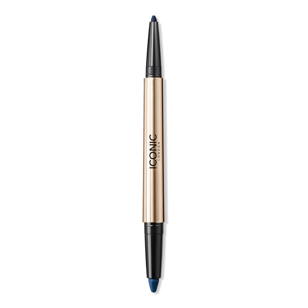 Iconic London Smokey Eye Duo Dual-ended Kajal Eyeliner - Electric Blue In Blue