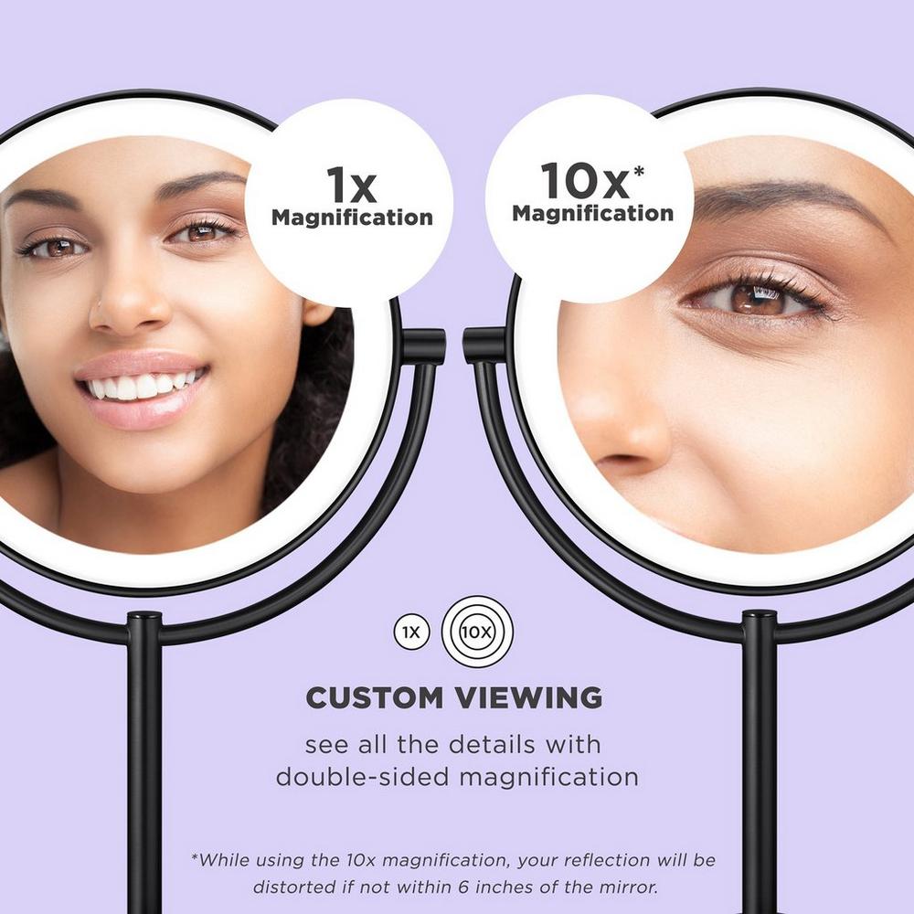 Halo Double-Sided Lighted Makeup Mirror