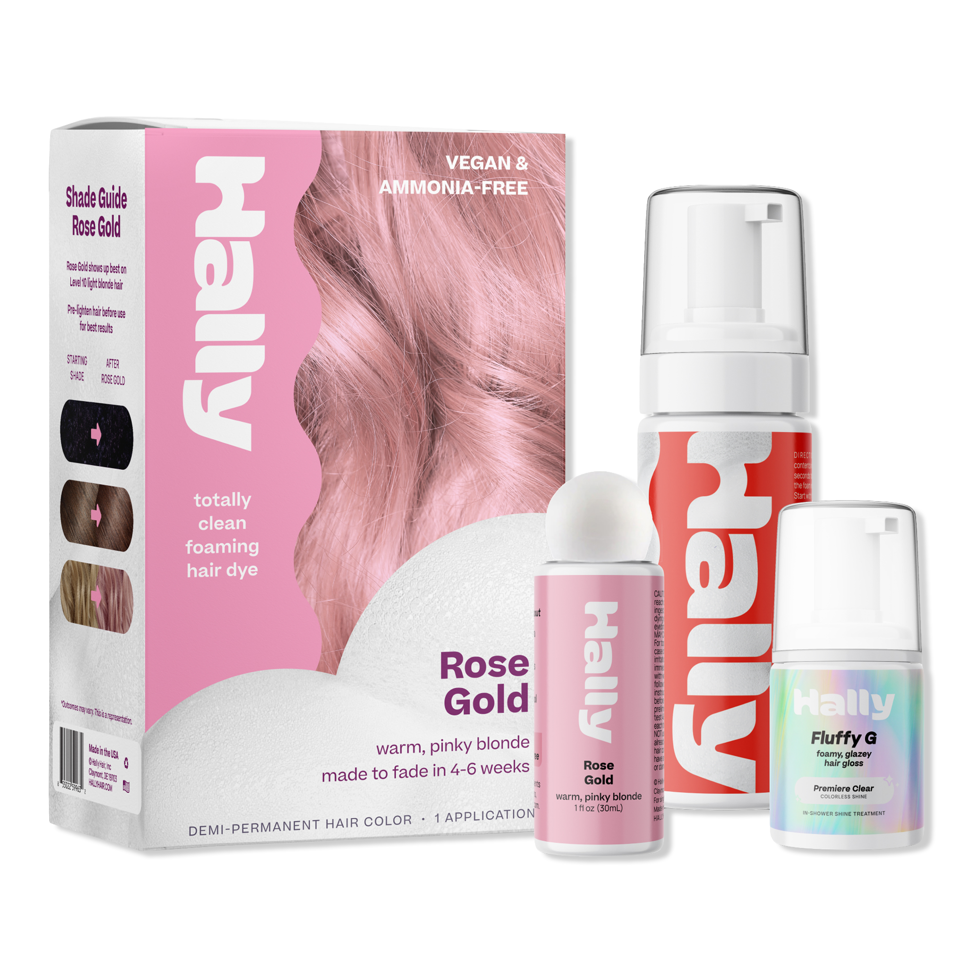 HALLY Color Cloud Foaming Hair Color #1