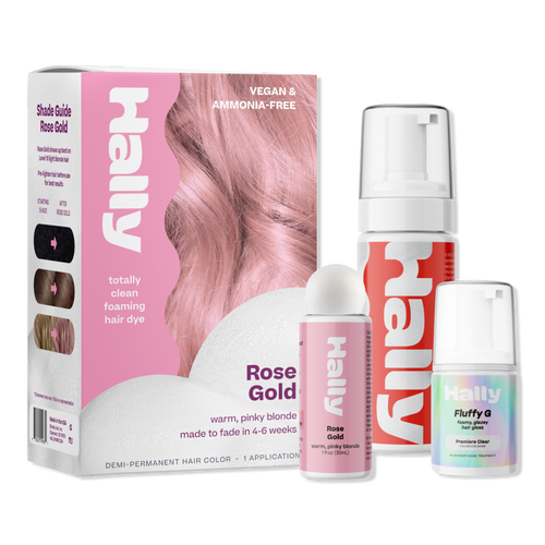 HALLY Rose Gold Color Cloud Foaming Hair Color Ulta Beauty