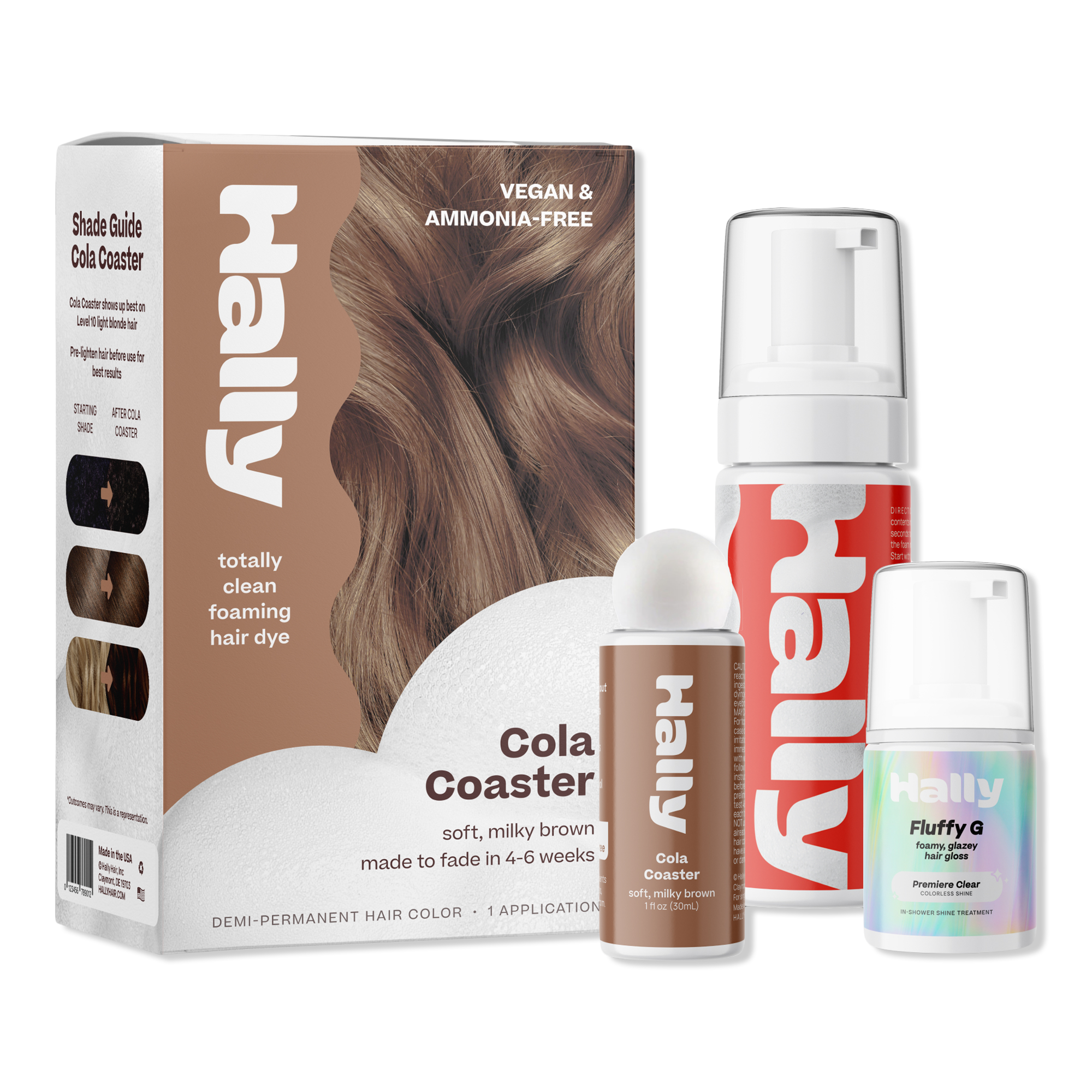 HALLY Color Cloud Foaming Hair Color #1