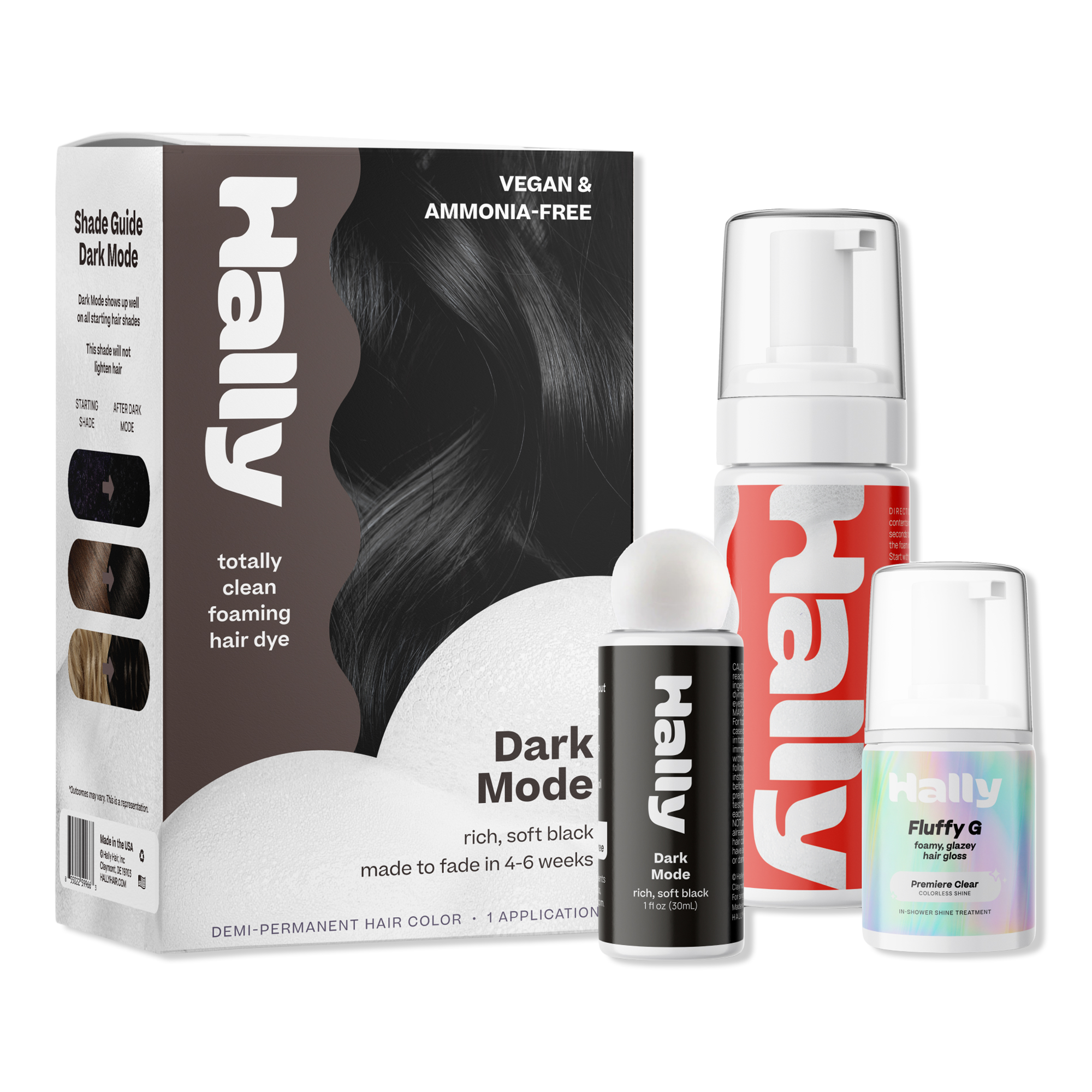 HALLY Color Cloud Foaming Hair Color #1