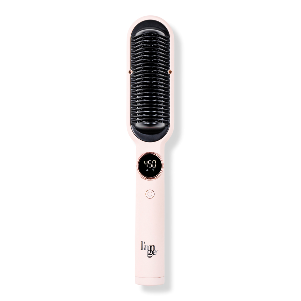 L'ange Smooth-it 2-in-1 Digital Straightening Comb - Blush In Pink