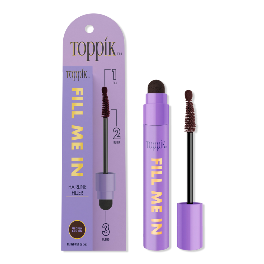 Toppik Fill Me In Hairline Filler - Med Brown In Brown