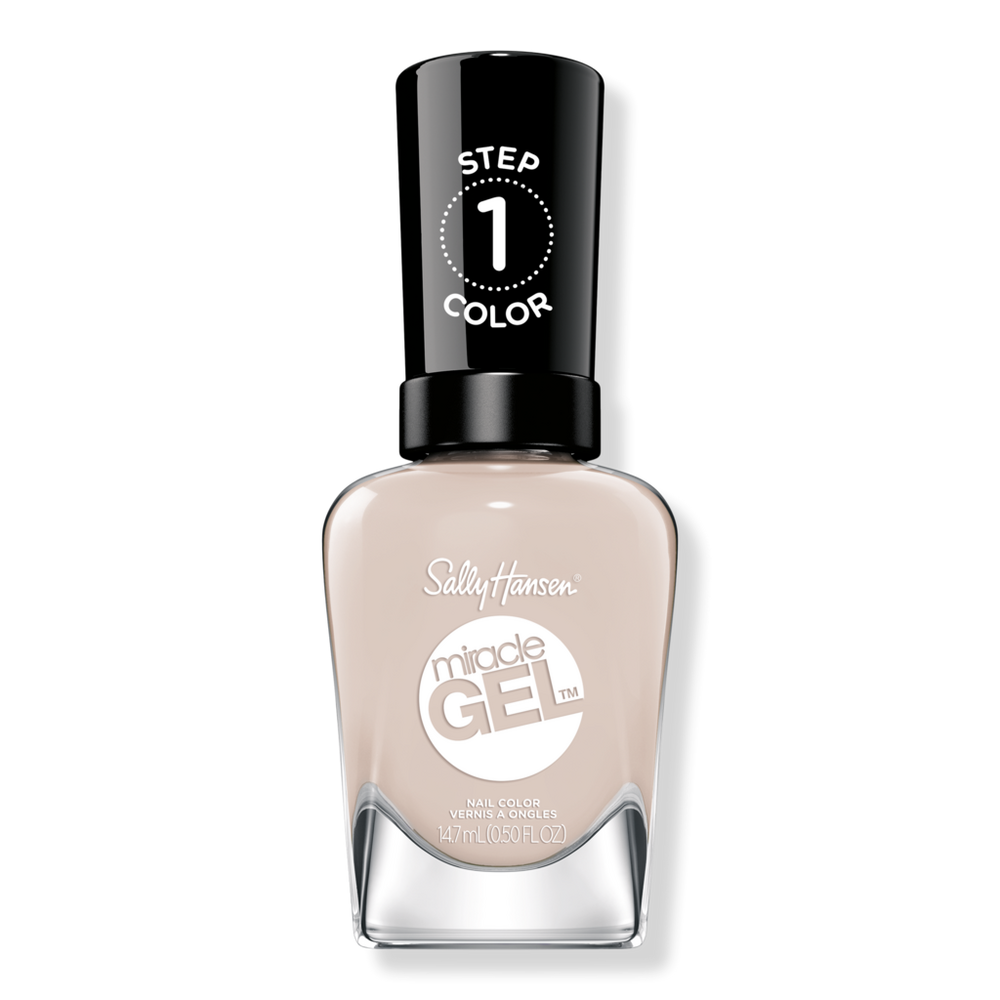 Sally Hansen Miracle Gel Nail Polish, Blacks, Whites, & Nudes - Stay Toasty