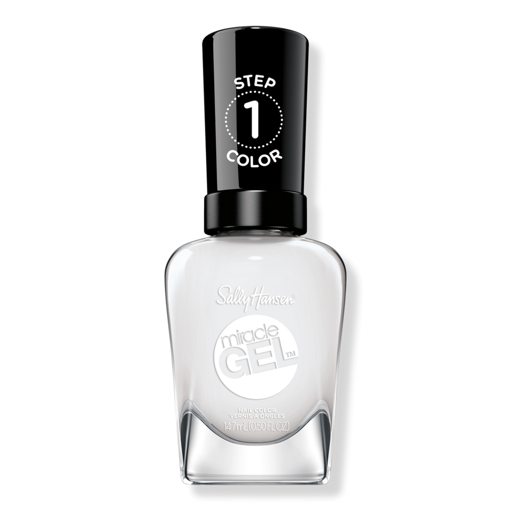 Sally Hansen Miracle Gel Nail Polish, Blacks, Whites, & Nudes - Cuddle Puddle