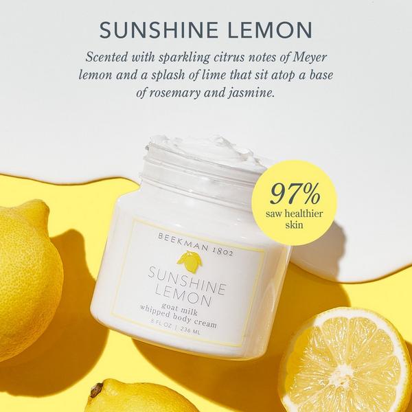 Beekman 1802 Sunshine Lemon Whipped Body Cream #3
