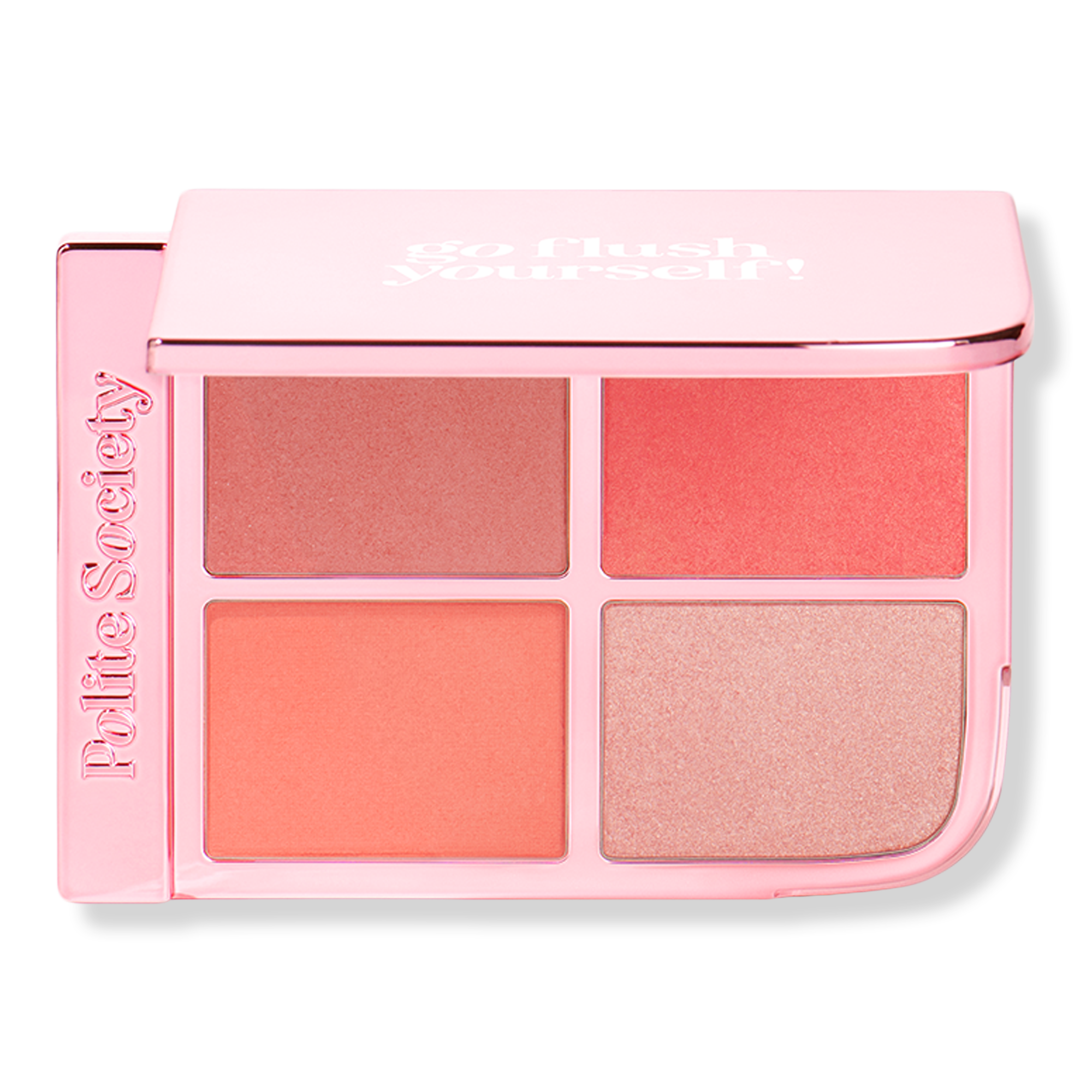 Polite Society Go Flush Yourself Blush & Highlight Face Palette #1