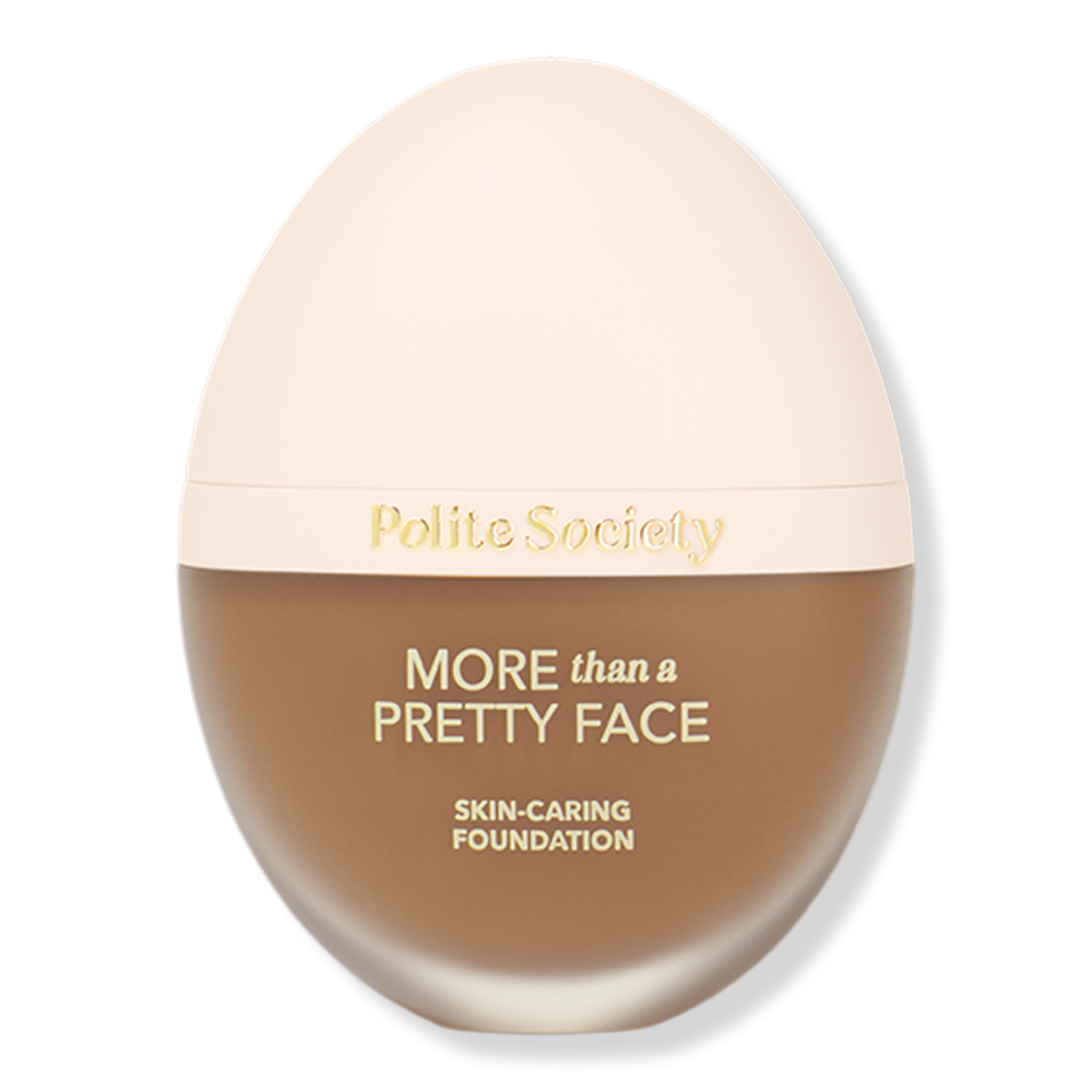 Polite Society More Than A Pretty Face Skin-caring Foundation - Very Tan Warm