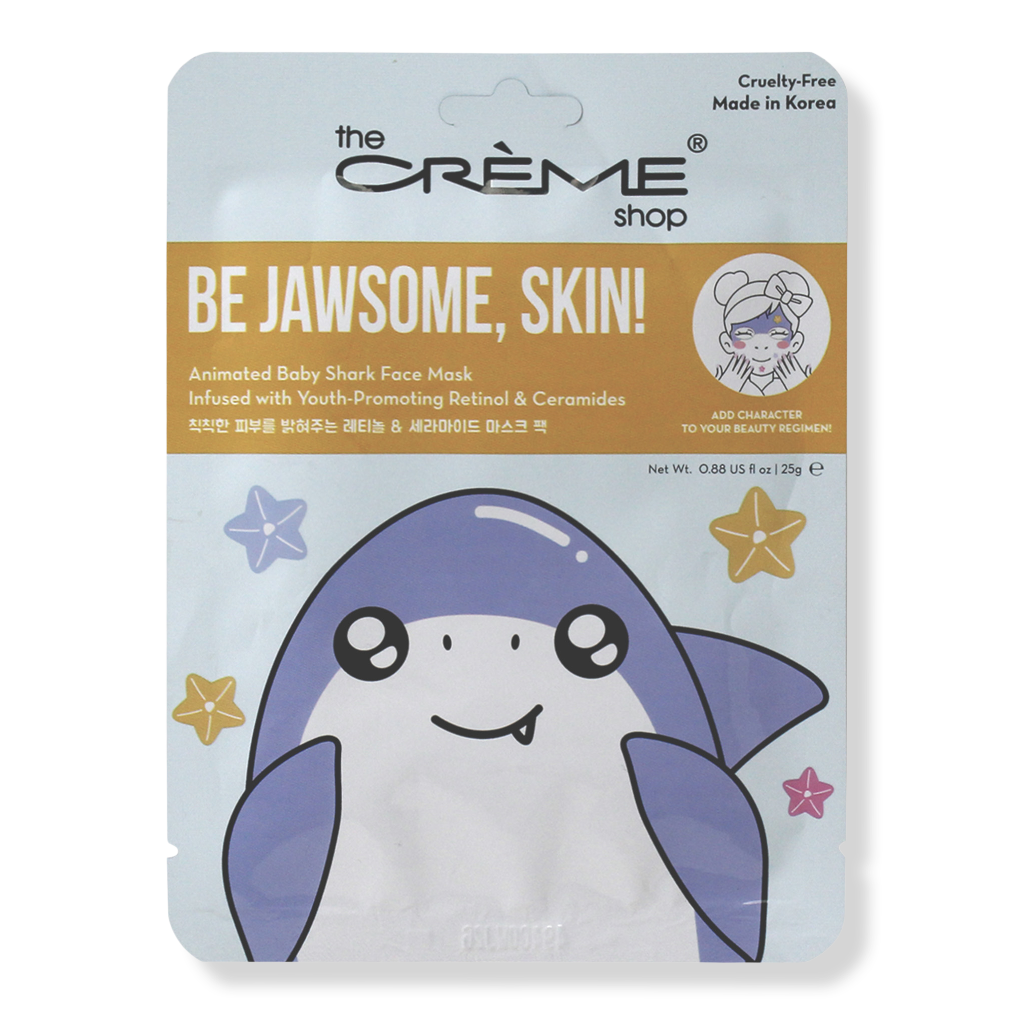 The Crème Shop Be Jawsome, Skin! Animated Baby Shark Sheet Mask #1