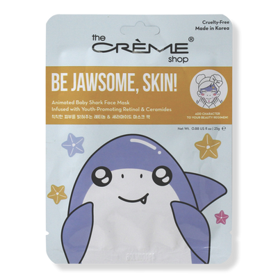 The Crème Shop Be Jawsome, Skin! Animated Baby Shark Sheet Mask