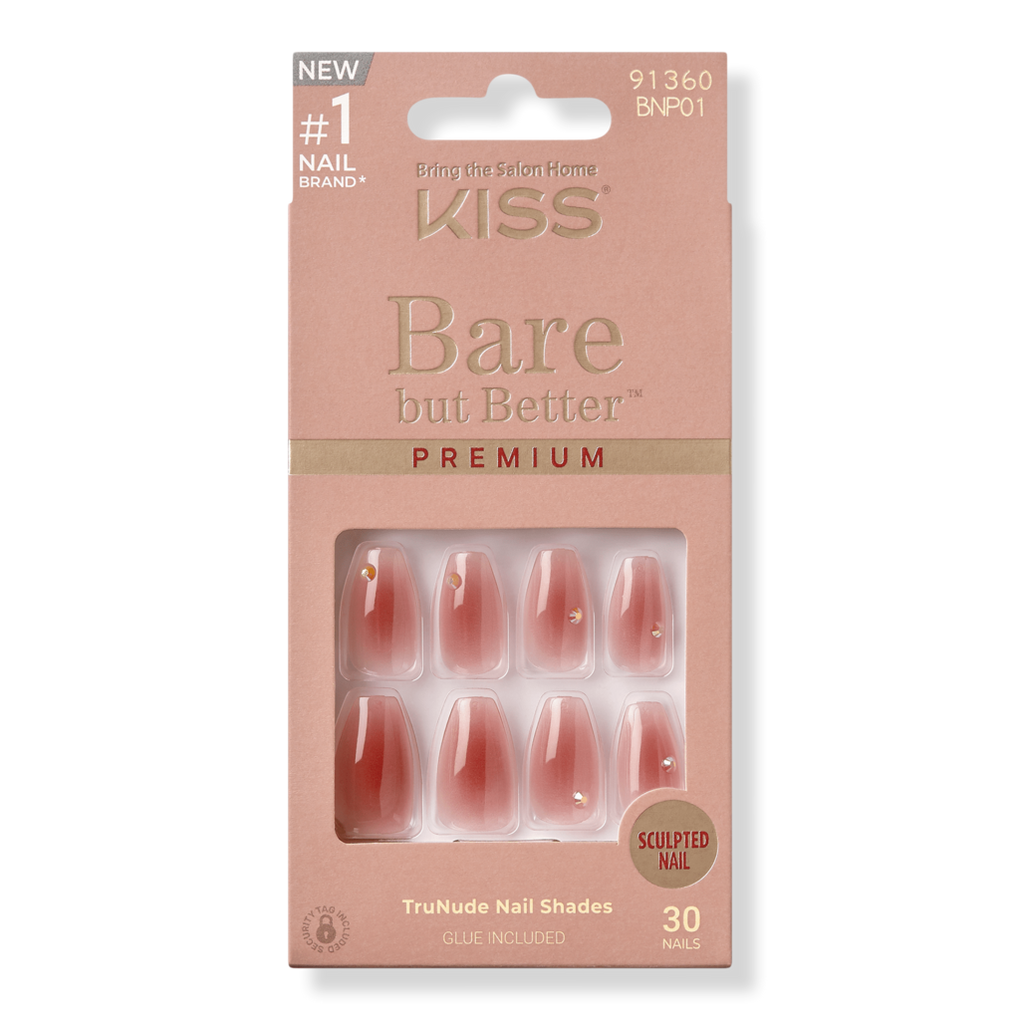 Shine Bare but Better Premium Press On Nails - Kiss