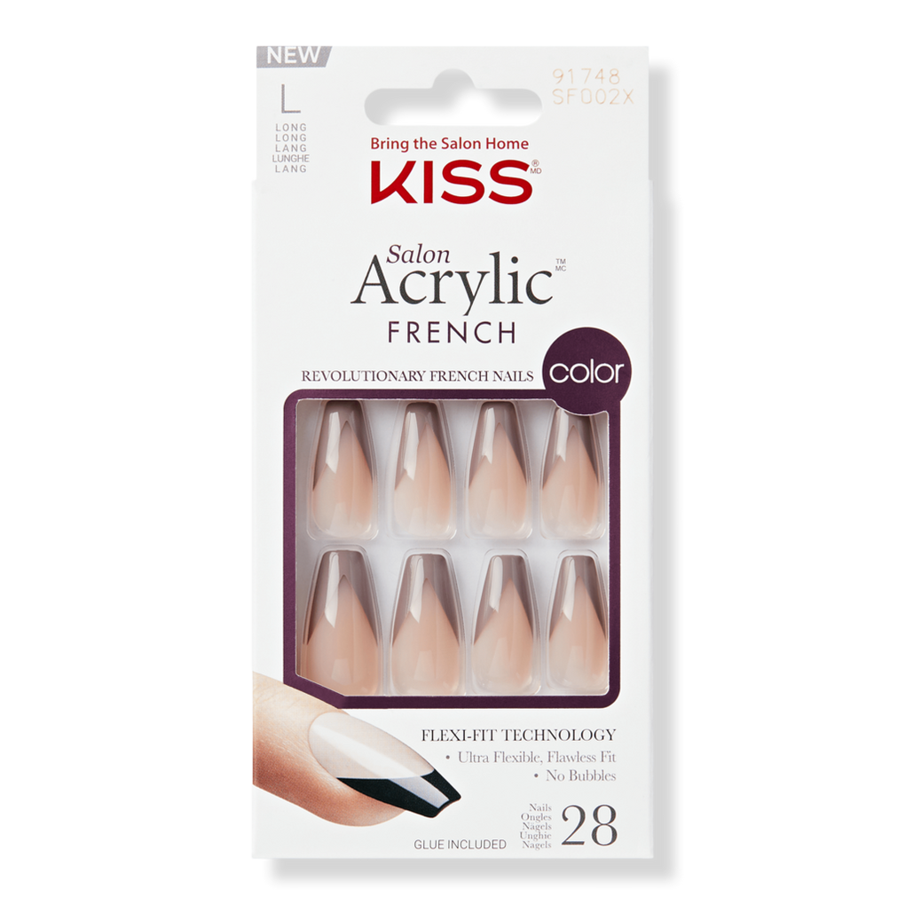 KISS Bare but Better Premium Press-On Nails, 'Shine', Pink, Medium