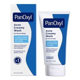 PanOxyl Acne Creamy Wash with 4% Benzoyl Peroxide