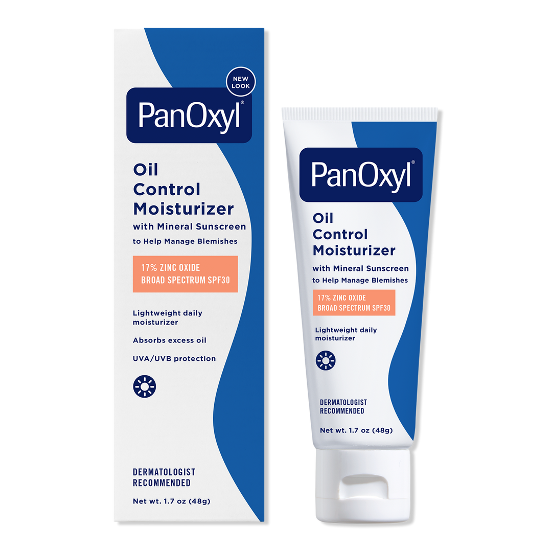 PanOxyl AM Oil Control Moisturizer with Broad Spectrum SPF 30 Mineral Sunscreen #1