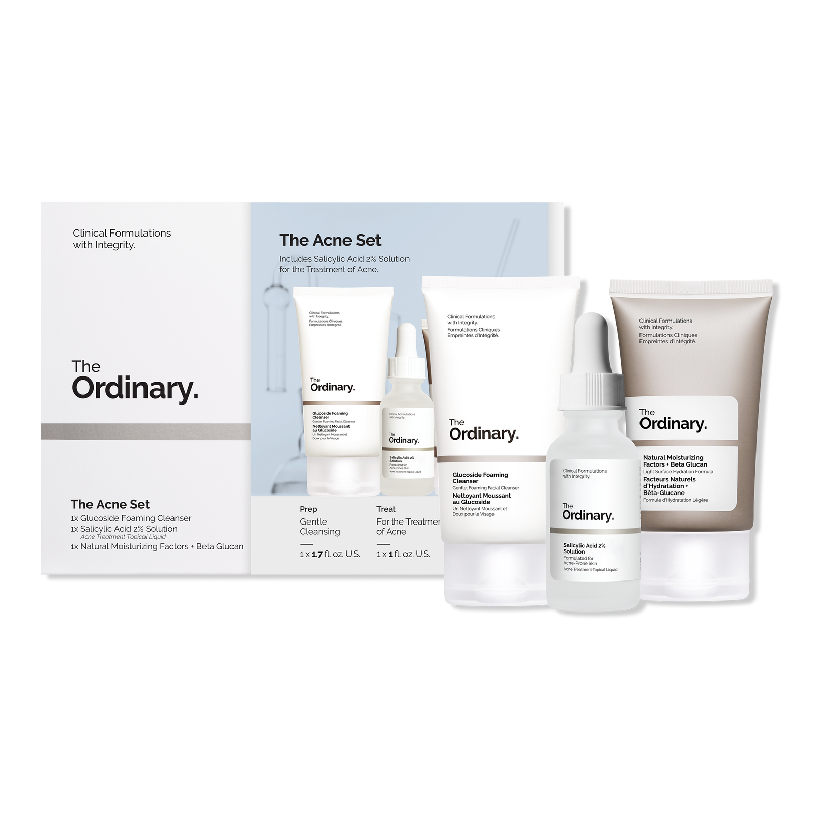 The Ordinary - The Acne Set 2.0: 3-Step Regimen | Ulta Beauty