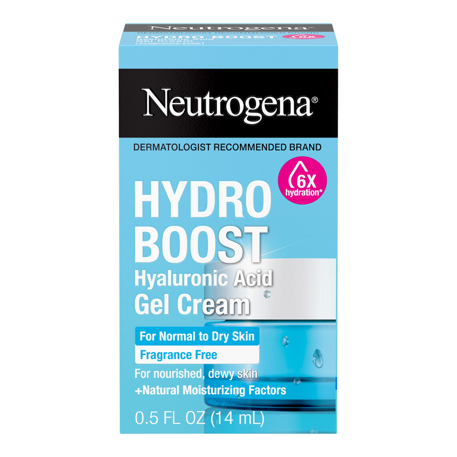 Travel Size Hydro Boost Hyaluronic Acid Water Gel Moisturizer, Fragrance Free
