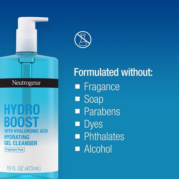 Neutrogena Hydro Boost Fragrance-Free Gel Facial Cleanser #5