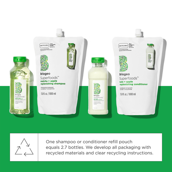 Briogeo Superfoods Matcha + Apple Replenishing Shampoo #4