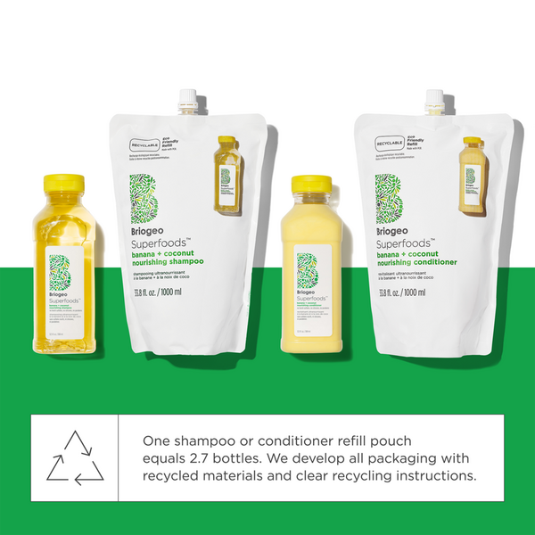 Briogeo Superfoods Banana + Coconut Nourishing Shampoo #4
