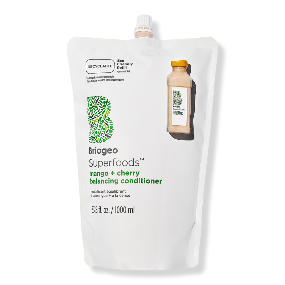 Briogeo Superfoods Mango + Cherry Oil Control & Balancing Conditioner - 33.8 oz