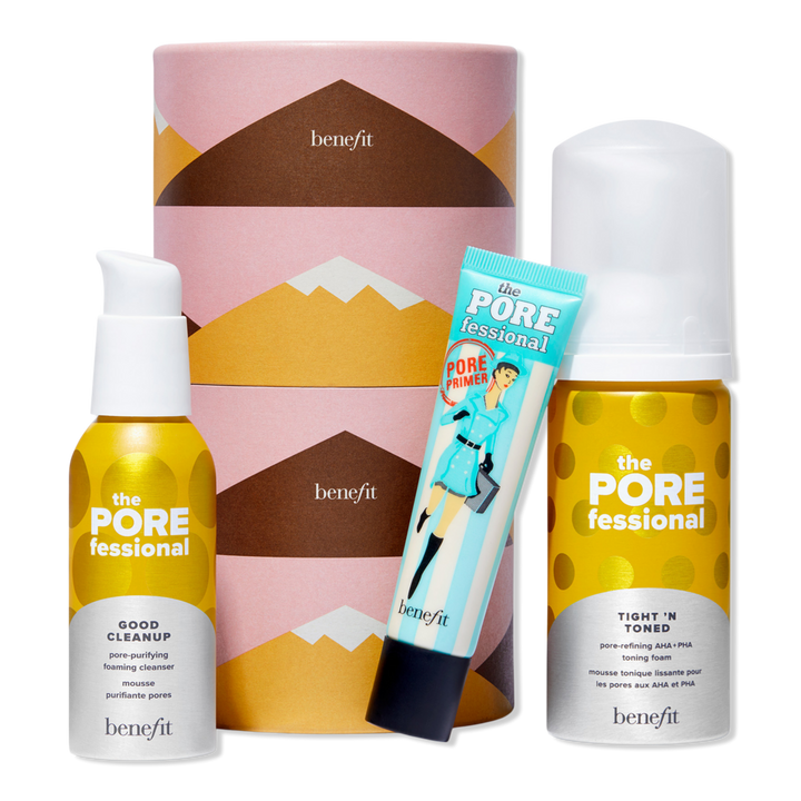 Benefit Cosmetics Holiday Pore Score Pore Primer, Cleanser, & Toner Value Set #1