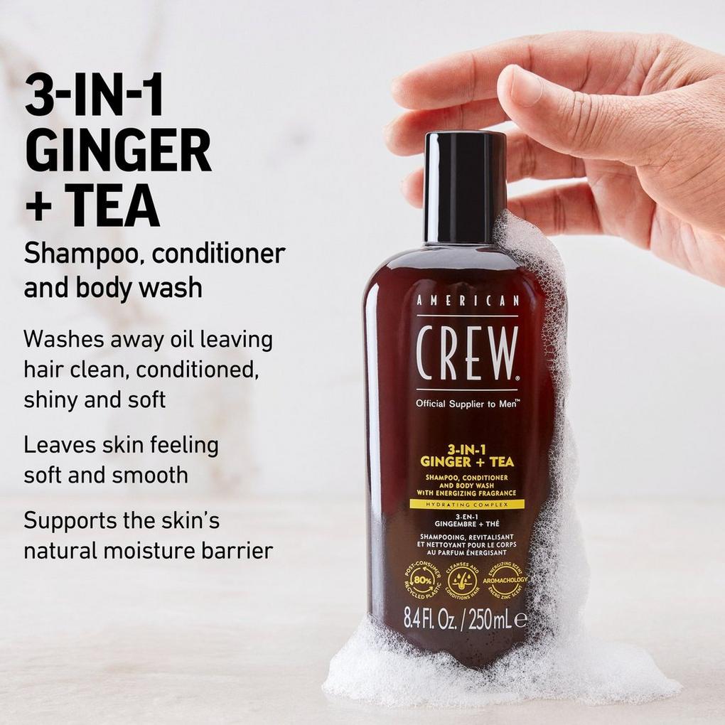 American Crew 3-in-1 Shampoo & Conditioner Body Wash - 15.2 Fl Oz : Target