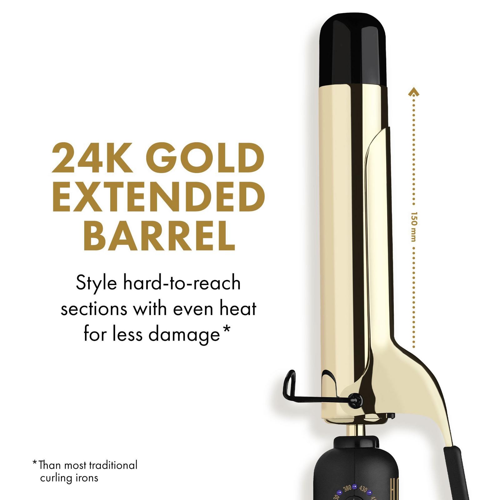 Pro Artist 24K Gold Collection Extended Barrel Curling Iron