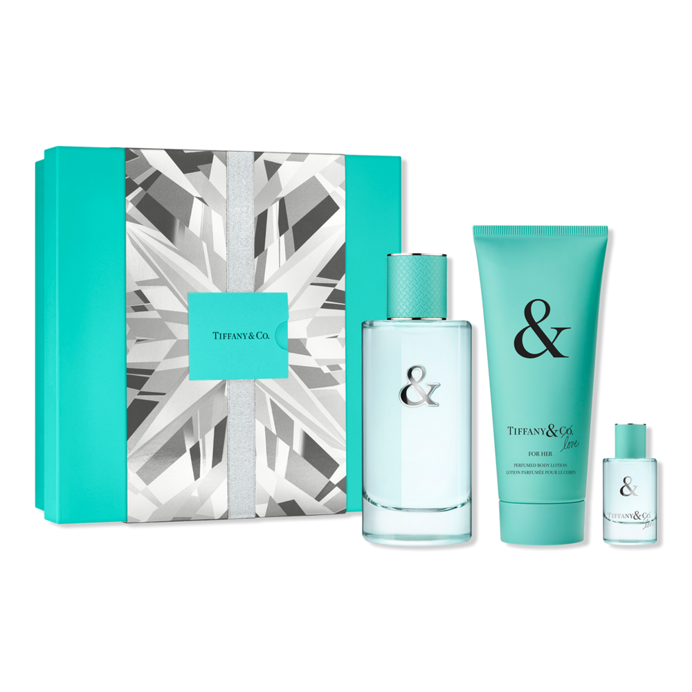 Tiffany & Co Tiffany & Love For Her Eau De Parfum Gift Set In Blue