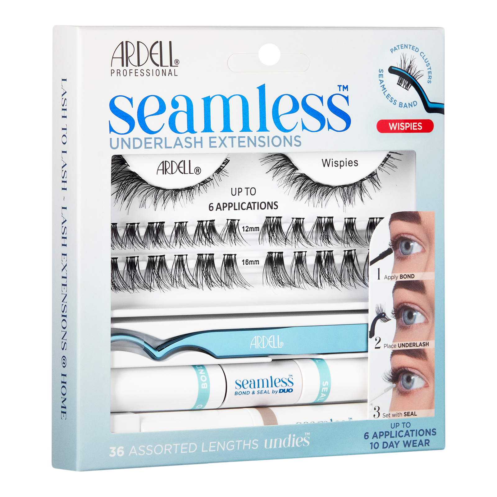 Seamless Underlash Extension Kit - Wispies