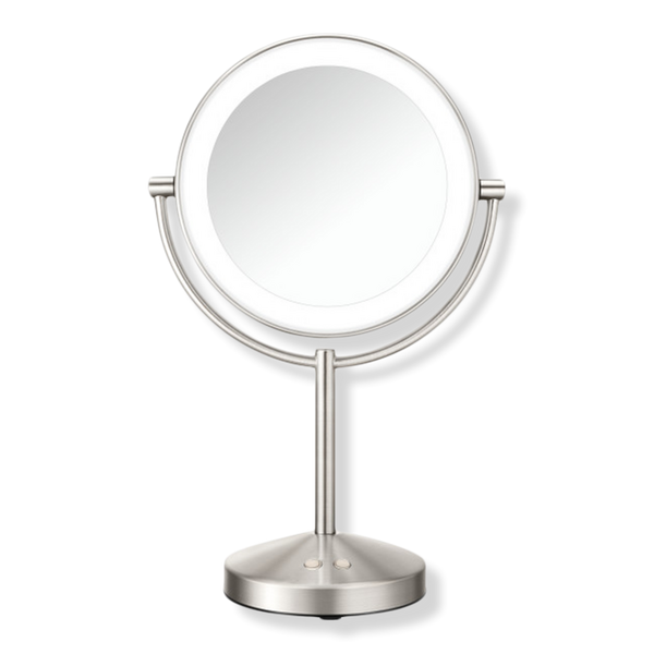 Conair Reflections 1x/10x LED Lighted Mirror Satin Nickel #1