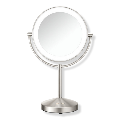 Conair Reflections 1x/10x LED Lighted Mirror Satin Nickel