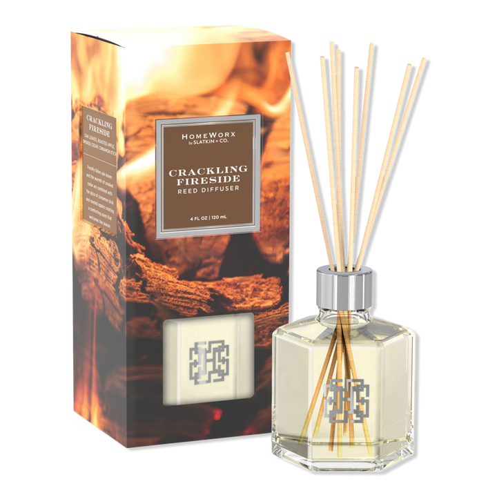 HomeWorx Crackling Fireside Reed Stick Diffuser #1
