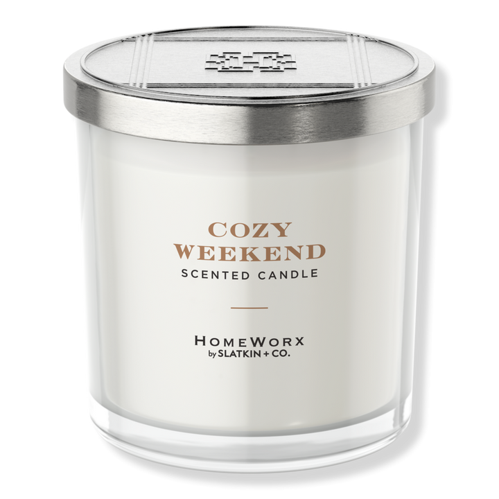 HomeWorx Cozy Weekend 3-Wick Scented Candle #1