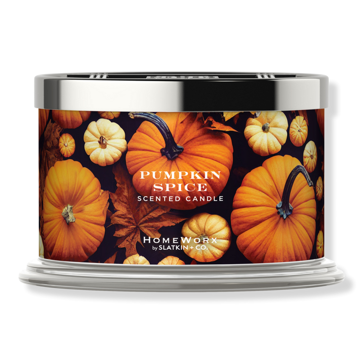 HomeWorx Pumpkin Spice 4-Wick Scented Candle #1